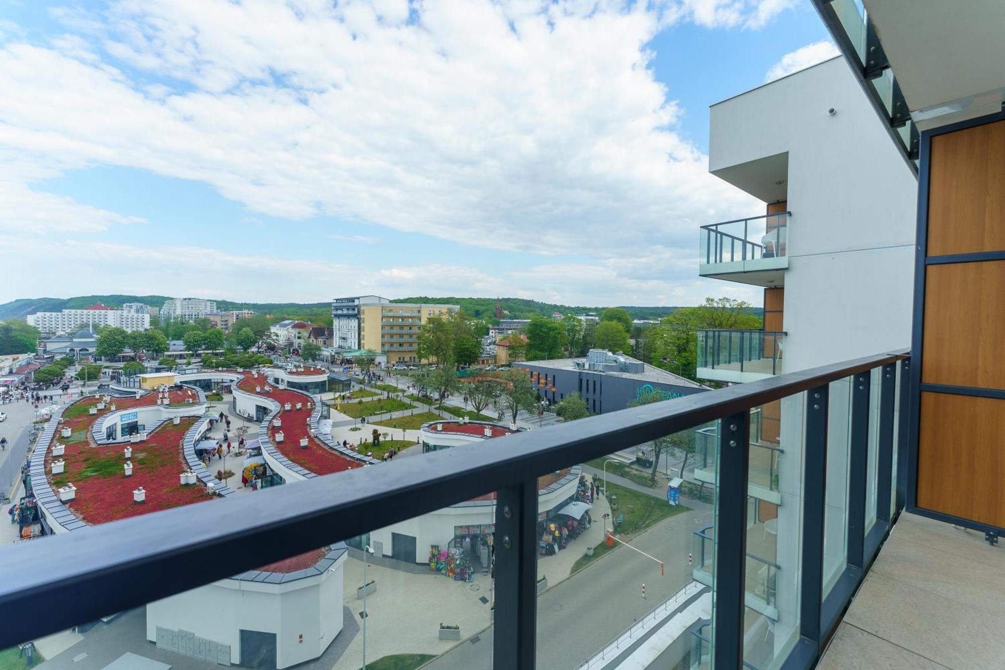 Aquamarina Prima Deluxe Studios With Sea View By Noclegi Renters Мендзиздроє Екстер'єр фото